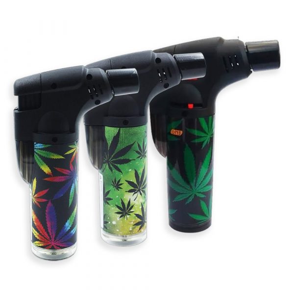 Leaf Stand Up Blow Jet Lighter