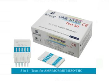 Multi Drug Screen Dip Test Urine For 5 Drugs