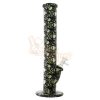 Glow In the Dark Cross Bone Straight Silicone Bong 35cm