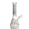 Glow In The Dark Louis Vuitton Glass Beaker Bong 25cm Gray