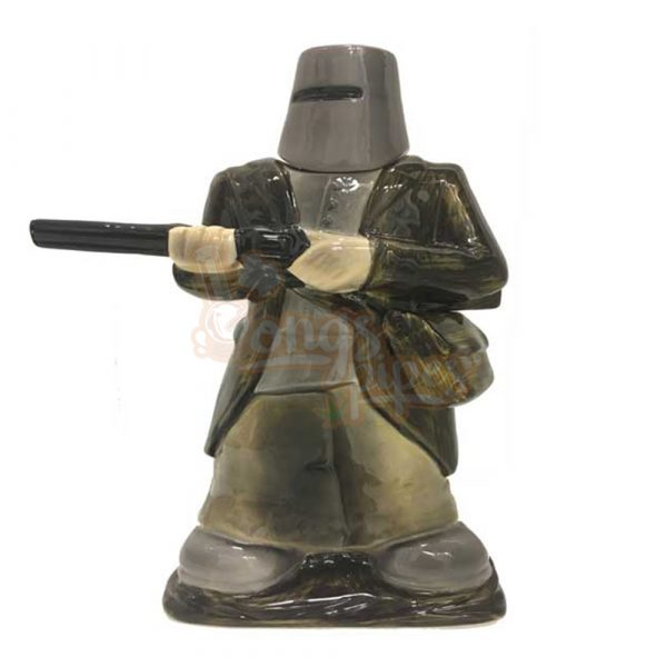 Ned Kelly Ceramic Bong 33cm