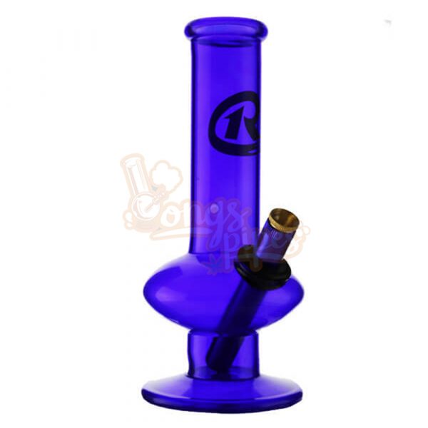 Roddi Small Coloured Stubby Glass Bonza Waterpipe Blue