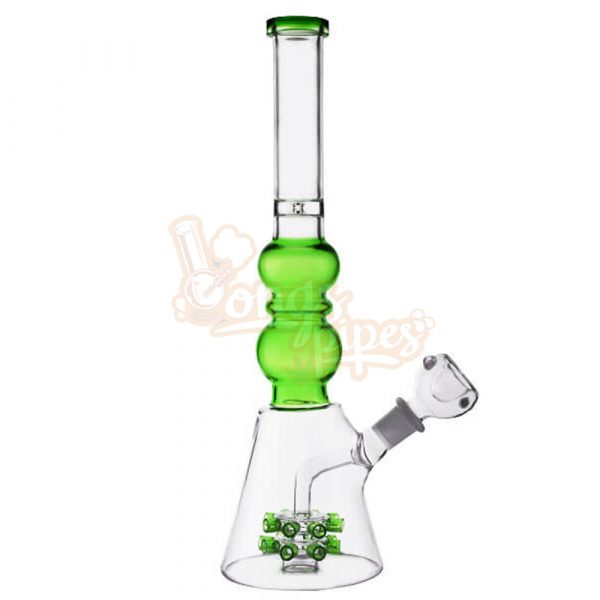 Spikey Tubes Beaker Waterpipe 35cm Green