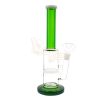 Straight Coloured Honeycomb Glass Water Pipe 26cm