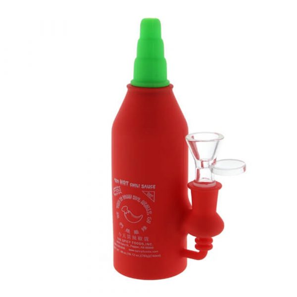 420 Hot Chilli Sauce Silicone Waterpipe 17.5cm