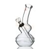 Agung Big Double Bubbler Glass Bong 25cm