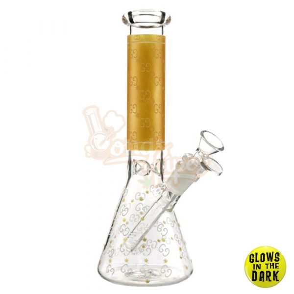 Glow In The Dark Gucci Bong 26cm Amber