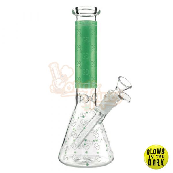 Glow In The Dark Gucci Bong 26cm Green