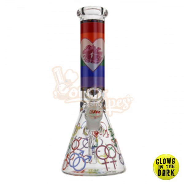 Glow In The Dark It’s a Good Day to be Gay Glass Bong 25cm