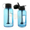 1 Litre Water Bottle Bong 23cm Blue