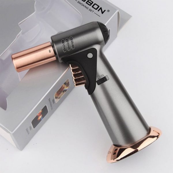 JOBON Multi Purpose Professional Jet Burner Torch Lighter Grey