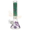 Royal Edition Skull Glass Beaker 35cm Green