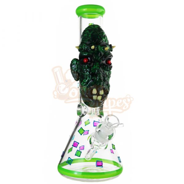 3D The Green Monster Waterpipe 7mm Beaker