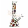 Floral Glass Beaker Waterpipe 25cm