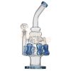 Octopull Dual Level Inline Percolator Bong 35cm Blue