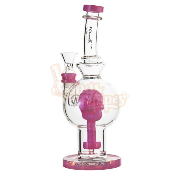 Skull Bong with Showehead Percolator 22cm