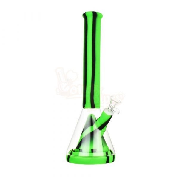 Trichrome Dual Silicone Glass Beaker 35cm