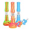 Triple Chamber Tree Perc Silicone Beaker Waterpipe 37cm