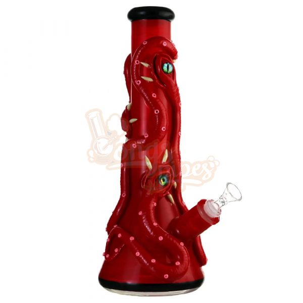 3D Monster Octopus 7mm Beaker Bong