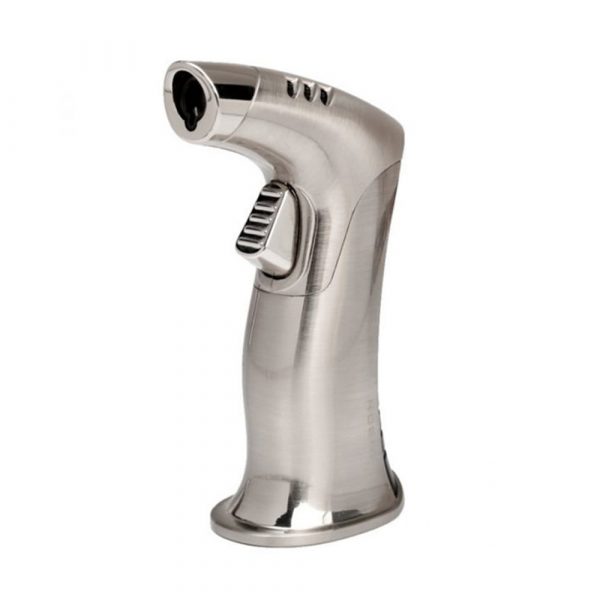 JOBON Desktop Torch Lighter Silver