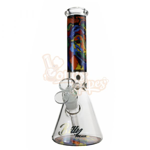 Billy Mate Puppy Abstract Beaker Bong 25cm