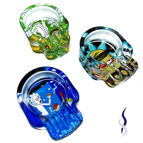 Rick and Morty Thick Glass Skull Shaped - Image 3