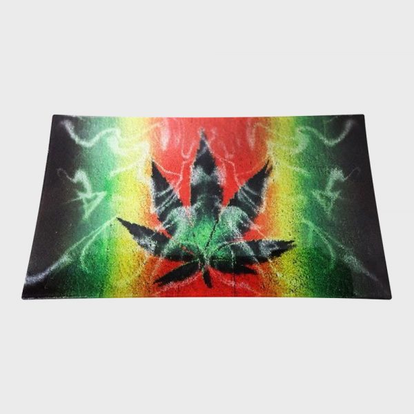 Shatter Resistant Glass Rolling Tray 26x17 cm