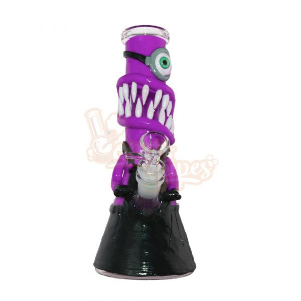 3D Minions Monster Beaker Bong 25cm Pink