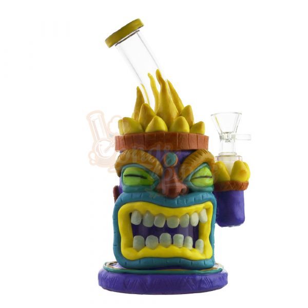 3D Printed Bongs Totem Monster 25cm Yellow