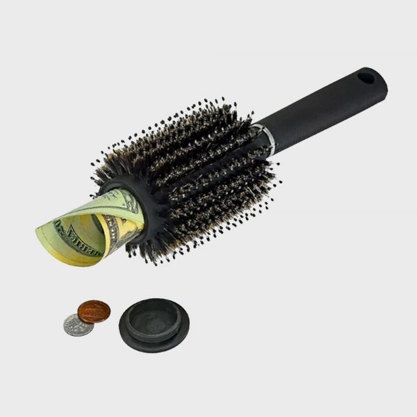 Black Secret Compartment Hair Brush