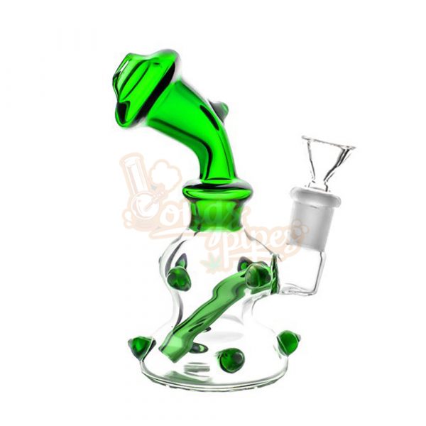 Blaze Glass Bong Waterpipes 17cm Green