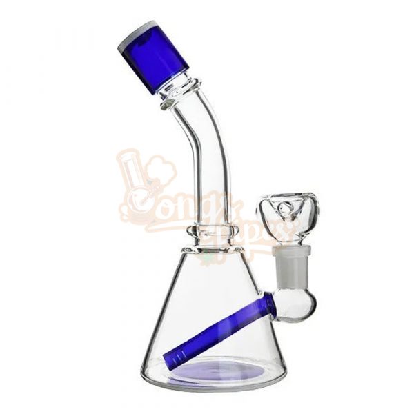 Laid Back Portable Bong 16.5cm Blue