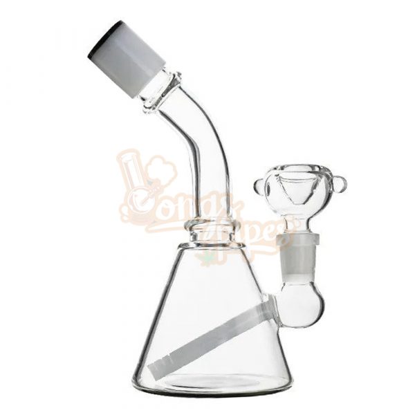 Laid Back Portable Bong 16.5cm White