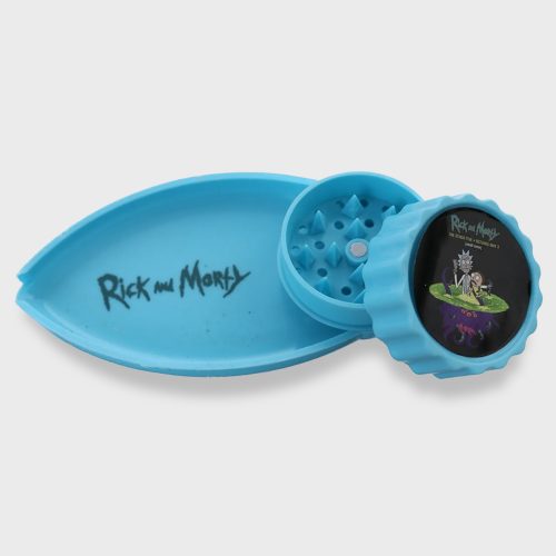 Rick and Morty Weed Grinder 40mm with Tray