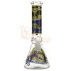 Skulls Glass Beaker Bong 25cm Yellow