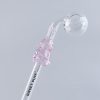 Bunny Sweet Puff Glass Pipe 14cm Pink Bunny and Balancer