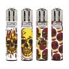 CLIPPER Lighter Skull Fire Large