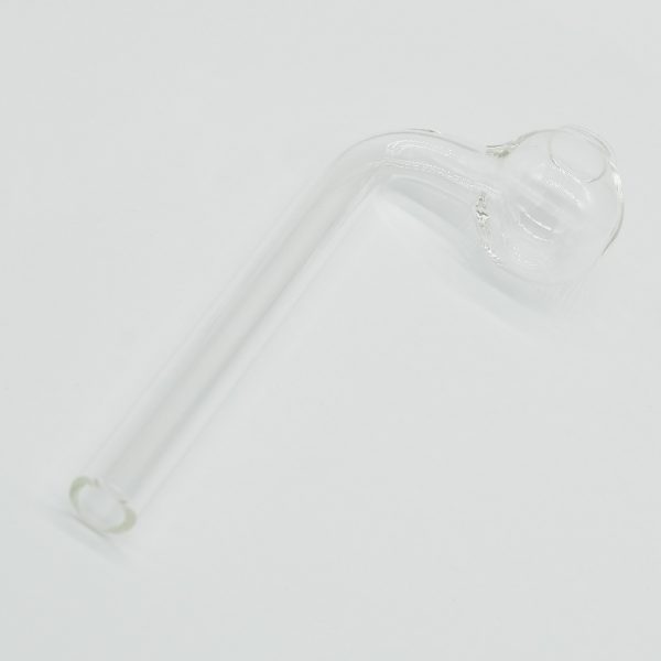 Curved Sweet Puff Glass Pipe 11cm Coloured Balancer