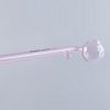 Curved Sweet Puff Glass Pipe 14cm Pink Balancer