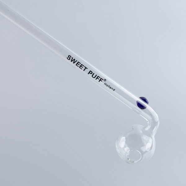 Sweet Puff Glass Pipe 14cm Coloured Balancer