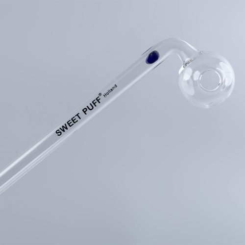 Sweet Puff Glass Pipe 14cm Coloured Balancer