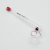 Sweet Puff Glass Pipe 14cm Red Rim and Balancer