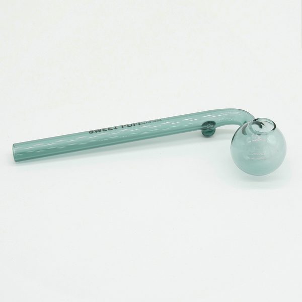 Sweet Puff Glass Pipe 14cm Teal Balancer