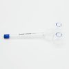 Sweet Puff Glass Pipe Straight Twin Bowl 15cm Blue Tip