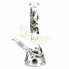 Glow In The Dark Lavender Bloom Beaker Bong 25cm