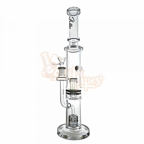 Billy Mate Gemstone Fusion Twin Perc Bong 40cm Black