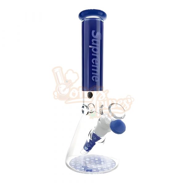 Supreme Beaker Bong 25cm Blue