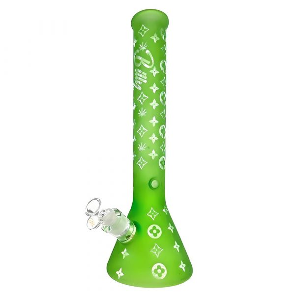 Billy Mate Frosted LV Beaker Bong 40cm Green