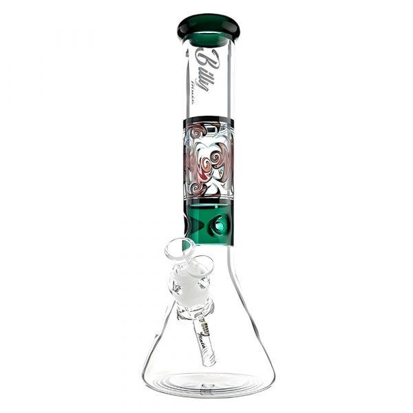 Billy Mate Wigwag Wonderland Beaker Bong 25cm Green