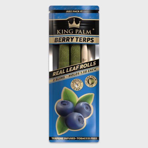 KING PALM Real Leaf Rolls Pre-Rolled Berry Terps